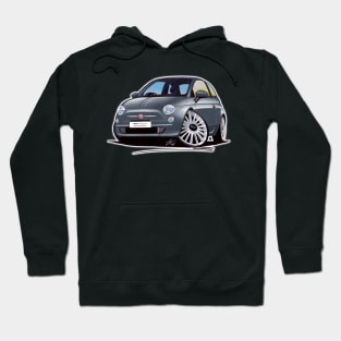 Fiat 500 Grey Hoodie